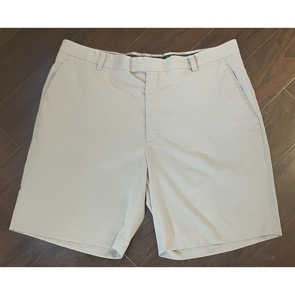 Tiger Woods Collection Golf Shorts 38 Gray Performance Stretch Chino Athletic